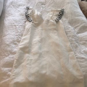 JCrew White linen shift - Size 4 Tall